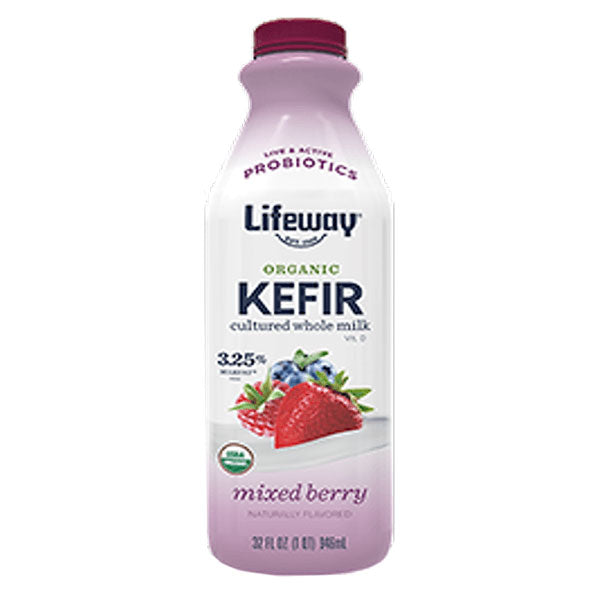 Organic Kefir Whole Milk Mix Berries – 31.99 fl oz (946.0ml)